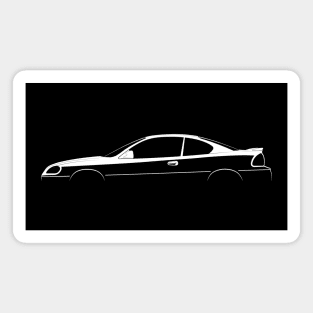 Pontiac Grand Am GT Coupe (1999) Silhouette Magnet